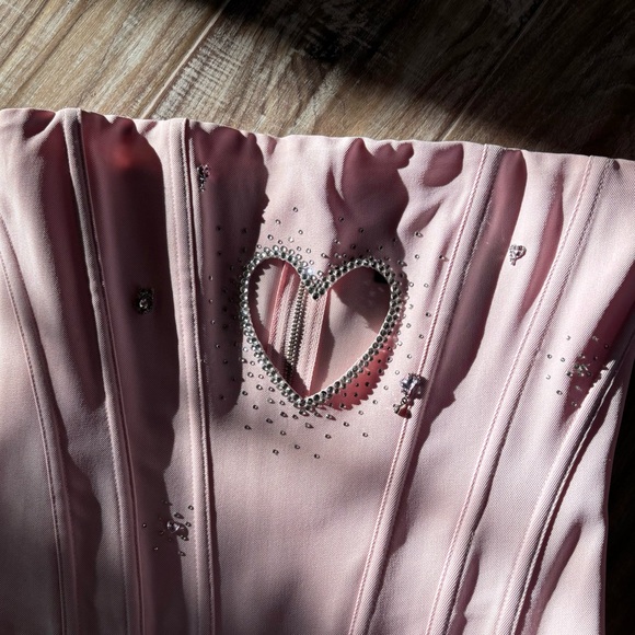 handmade sabrina carpenter pink heart corset - Picture 7 of 7